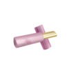 Shimmer Lipstick Tube – the sample combines a pink-lilac shimmering exterior with a gold-tone inner cup