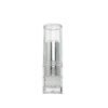 Assembled clear empty lipstick tube, full transparent AS plastic lipstick container with silver electroplated parts